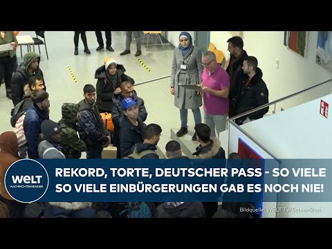 TURBO-EINBÜRGERUNG: Torte für 20.000 neue Deutsche - Landesamt feiert Digitalisierungserfolg