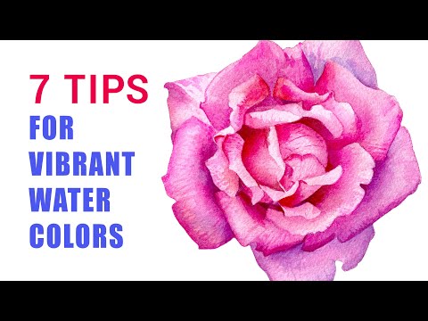 Vibrant Watercolors 🎨 Tips & Techniques