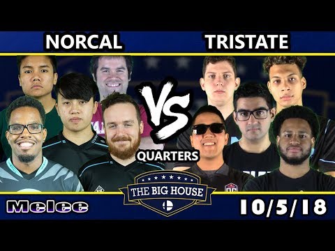 The Big House 8 SSBM Crews - Norcal vs. Tristate - Smash Melee Quarters