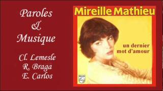 Un dernier mot d'amour - Mireille Mathieu