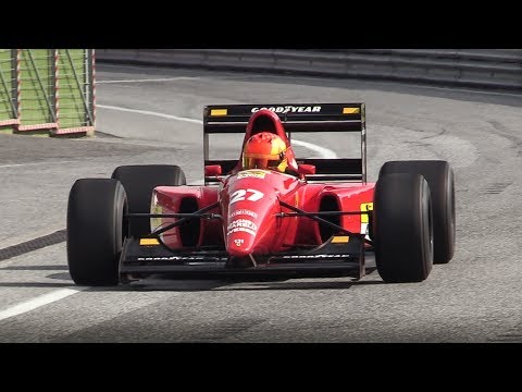 1992 Ferrari F92A F1 V12 Sound at Imola Circuit - Accelerations & Fly Bys!