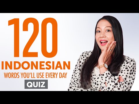 Quiz | 120 Indonesian Words You'll Use Every Day - Basic Vocabulary #52