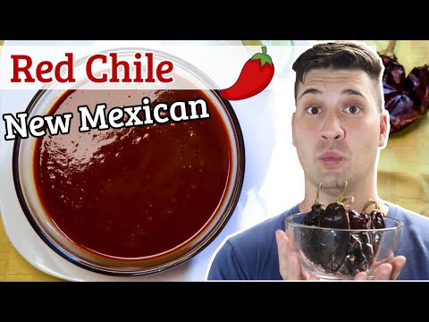 Authentic Red Chile Sauce | Four ingredients, 20-minutes, epic, New Mexican staple