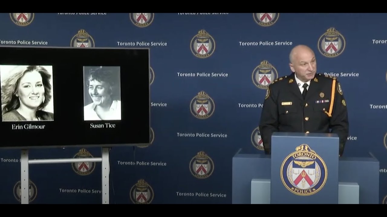 TPS announces arrest in cold case murders of Susan Tice and Erin Gilmour