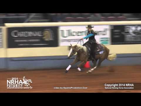 Wimpys Dolled Up ridden by Taylor M Larson - 2014 NRHA Futurity(NP Finals)