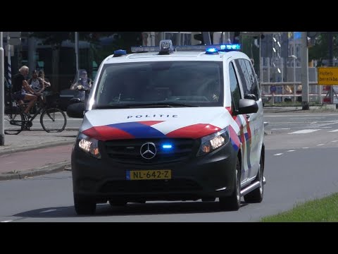 Prio 1 Politie Vito met spoed in Rotterdam