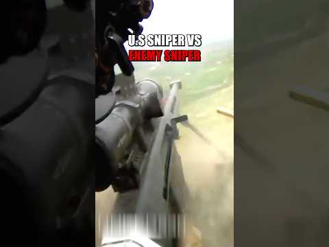 U.S. sniper vs enemy sniper (actual footage)
