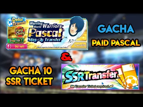 Gacha Paid Pascal + Gacha 10 SSR Ticket (14 Juli 2020) - Captain Tsubasa Dream Team