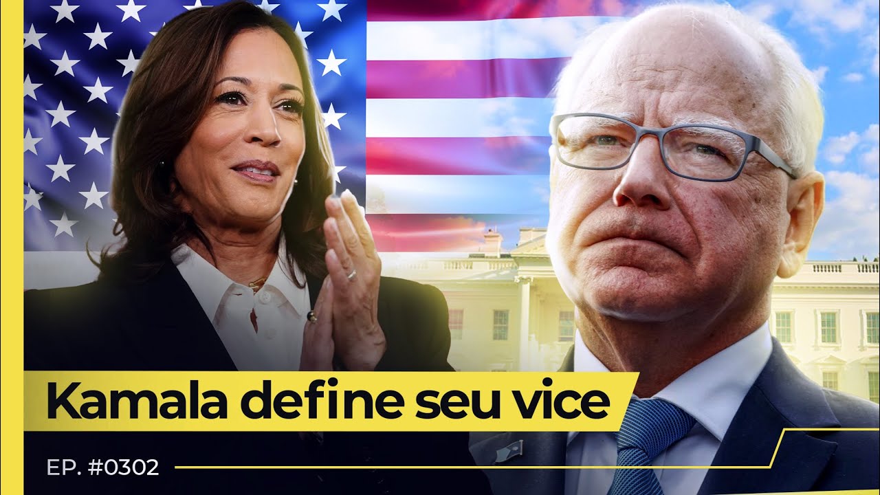 KAMALA ESCOLHE TIM WALZ, DEMOCRATA COM APELO JUNTO A ELEITORADO CONSERVADOR - FLOW NEWS - #302 #FN
