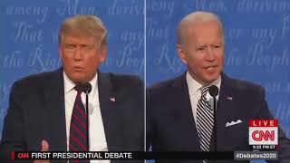 DONALD TRUMP: &quot;Wait a minute, Joe. Let me shut you down for a second.&quot;