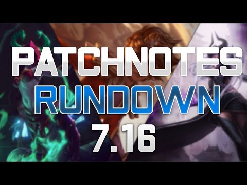 PATCHNOTES RUNDOWN 7.16 Midlane Anpassungen und einige Nerfs | GERMAN