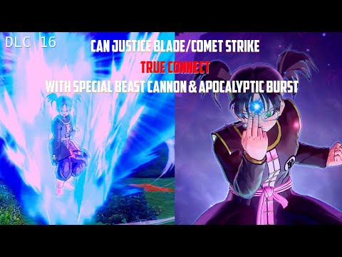 Can Justice Blade/Comet Strike connect with Special Beast Cannon & Apocalyptic Burst - DBXV 2 DLC 16