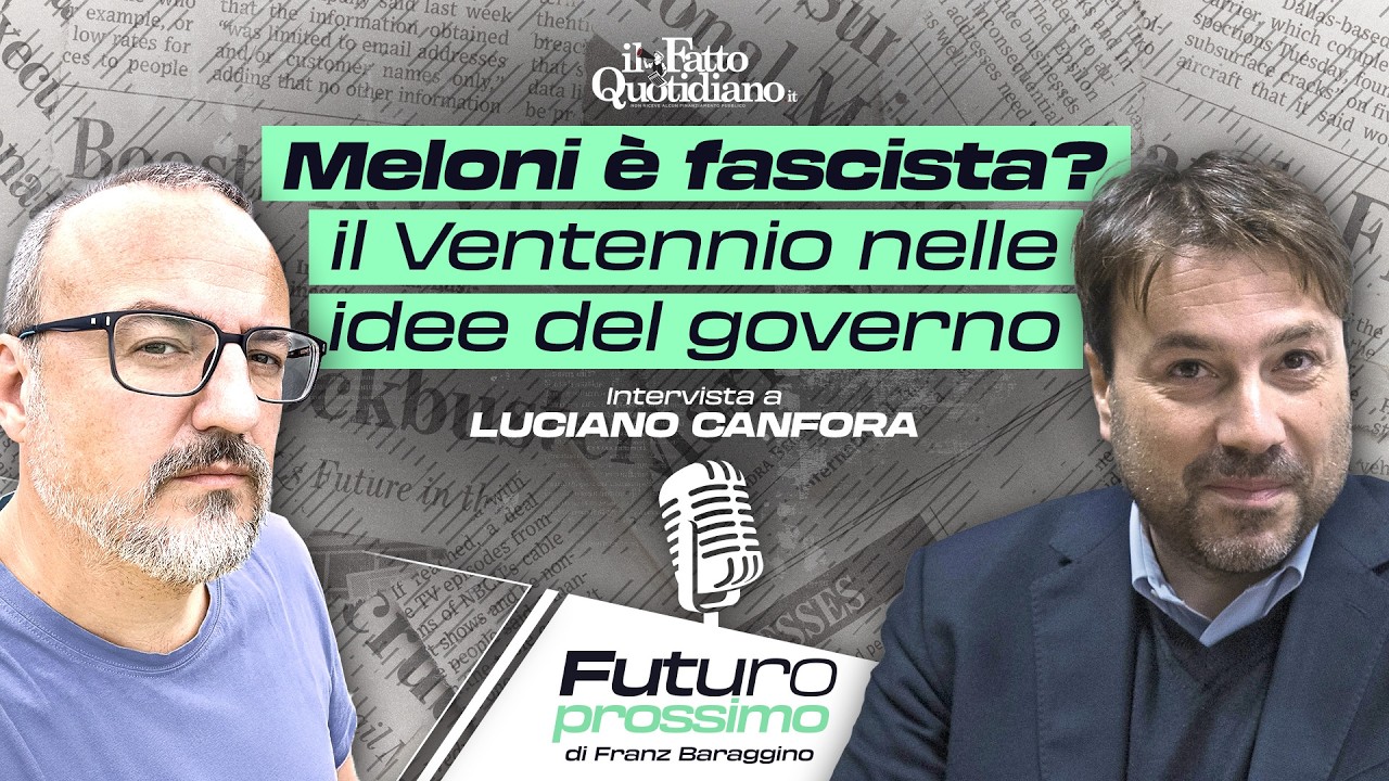 Meloni è fascista? Il Ventennio nelle idee del governo. Franz Baraggino intervista Tomaso Montanari