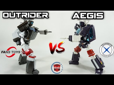Comparison: FansToys FT-25 Outrider VS X-Transbots MX-8T Aegis (AKA Trailbreaker)