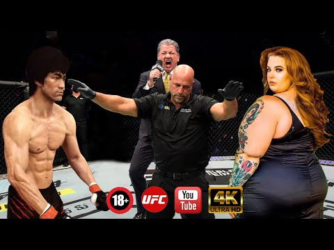 Bruce Lee vs Blonde Versace  ( EA Sports UFC 4 ) wwe mma