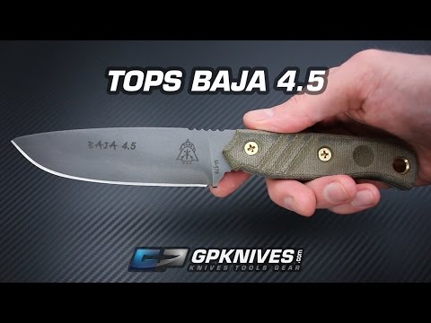 Reviews And Ratings For TOPS Knives Baja 3.0 Fixed Blade Knife 3\" Coyote Tan 1095 Drop Point...