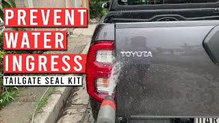 Hilux Tailgate Seal Kit | Prevent Water Entering from the Tailgate