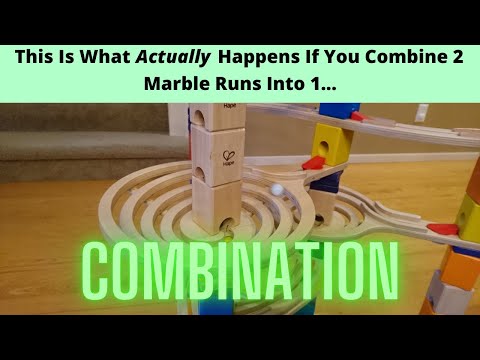 Combination V3 - Hape Quadrilla Marble Run 14!