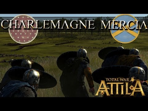 Mercia vs Charlemagne - Houseplant vs Poccopacs - Aggony Flash - Total War Age of Charlemagne