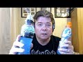 ASMR Drinking Ice Cold Gatorade And Powerade Blue With Intense Gulping Sounds