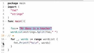 Download the video "golang string to slice"