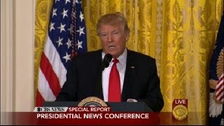 Trump Defends Administration, Slams Media In Unscheduled News Conference