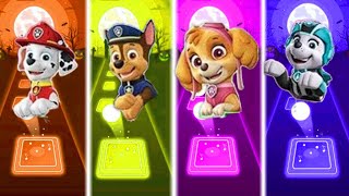 Marshall 🆚 Skye 🆚 Ryder 🆚 Chase - Tileshop EDM Rush Gameplay 🎯 🙂