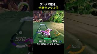 【ロケットレーシング】世界一位と遭遇#アンリアル #fortnite #rocketracing #フォートナイト #ロケットレーシング #ランク #ショートカット #神プレイ