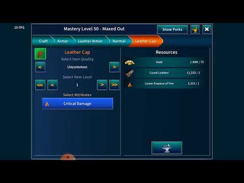 Eternum game - How to craft 100% get item lv77