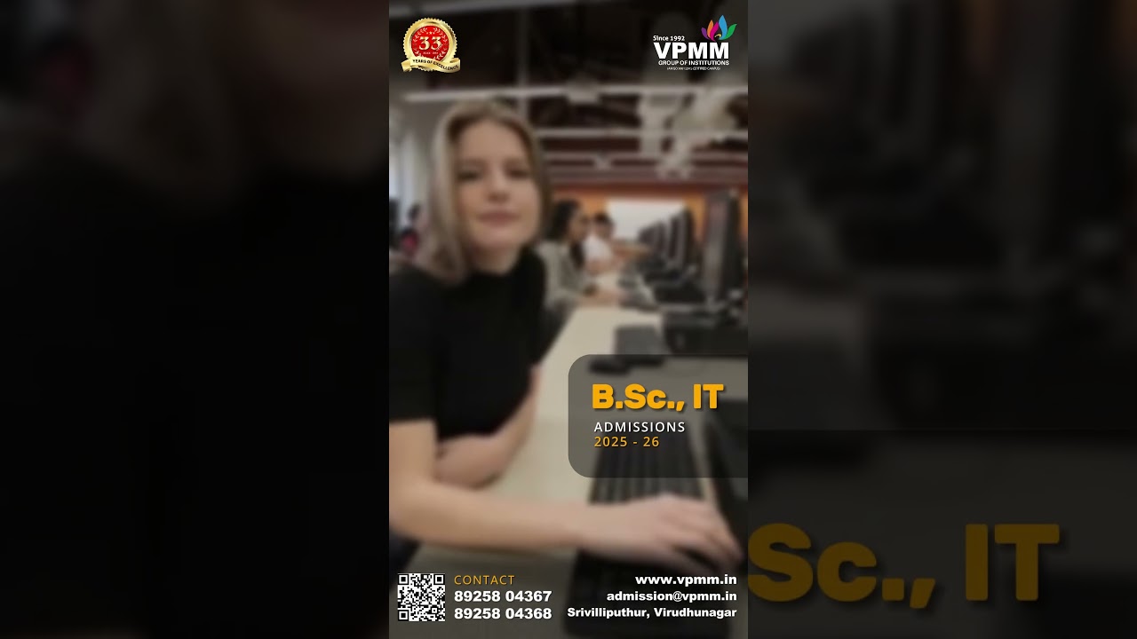 B.Sc. IT Admissions Open! Join VPMM – 2025-26 🎓🚀