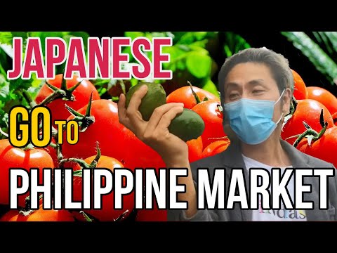 Japanese go to Philippine local Market "How to speak Japanese in the market"