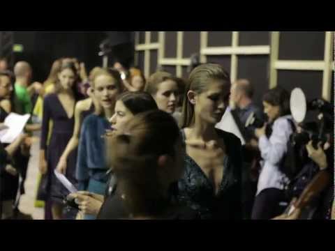 ELIE SAAB READY-TO-WEAR AUTUMN WINTER 2013 2014 FASHION SHOW BACKSTAGE