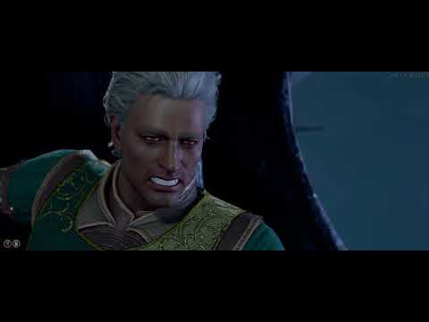 Baldur's Gate 3 - Prologue:  Dragons Attack The Nautiloid Transponder Crash Paladin Beach Cutscene