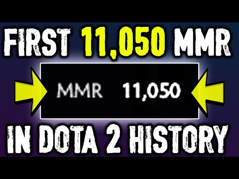 THE FIRST 11,050 MMR In Dota 2 History - The Real MMR Monster DOTA 2