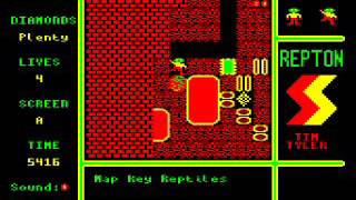 ACORN ELECTRON - REPTON - SUPERIOR - 1984