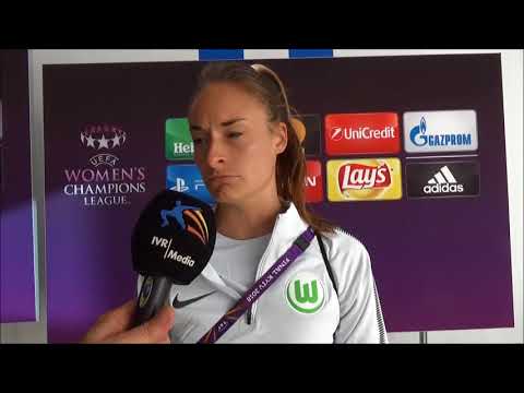 Interview met Tessa Wullaert na de laatste training voor de UEFA Womens Champions League Finale 2018