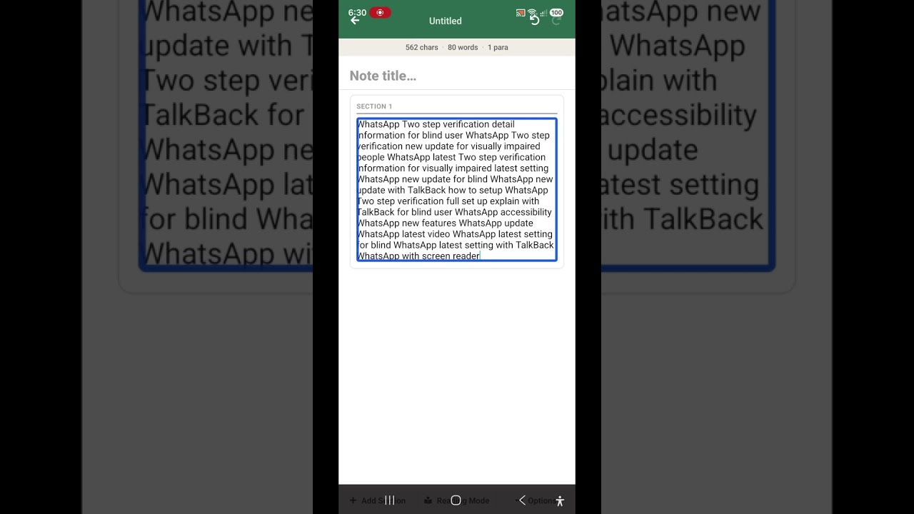 WhatsApp Two step verification latest update for blind this important setting now change on WhatsApp