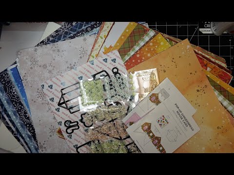 HSN Autoship Deliveries incl. Diamond Press Gingerbread Pop-Up & Crafter's Companion Paper Library!