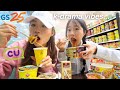 Eating ONLY At Korean Convenience Foods For 24 Hours