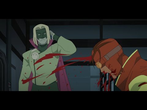 Invincible 02x06 Rex Splode vs King Lizard fight scene - Invincible Season 2 Episode 6