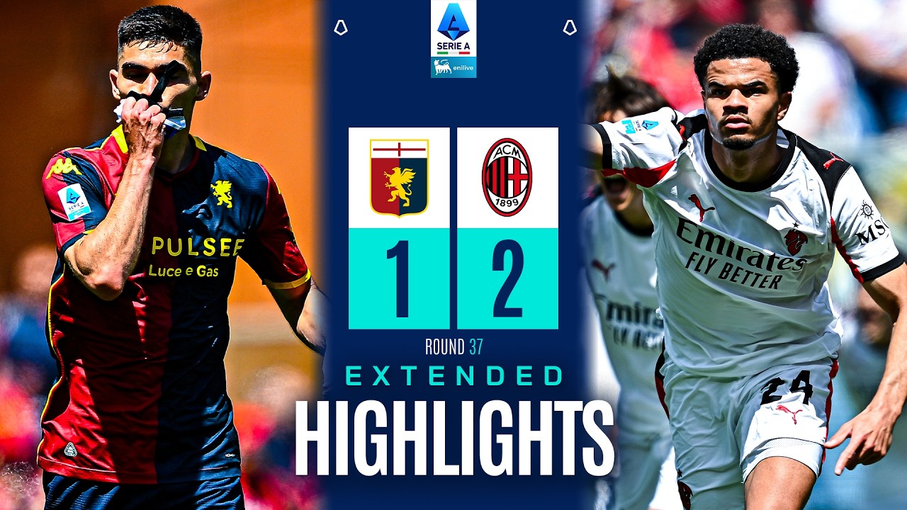 MAXI SINTESI GENOA-MILAN 1-2 | EXTENDED HIGHLIGHTS | SERIE A ENILIVE 2025/26
