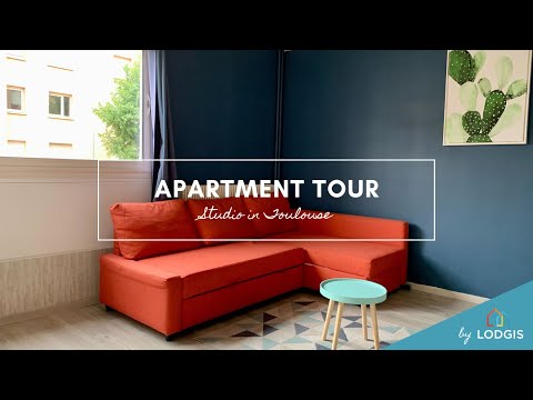 Apartment Tour // Furnished Studio in Toulouse – Ref : 1T522624
