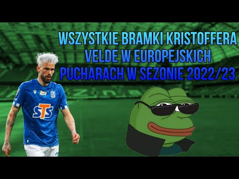 wszystkie bramki Velde w europejskich pucharach! w tym sezonie