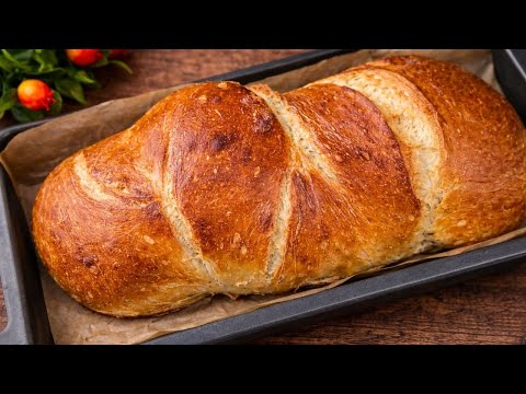 Bread for Every Meal: ✨ Just 4 Ingredients 🍞 Crispy & Golden Masterpiece.