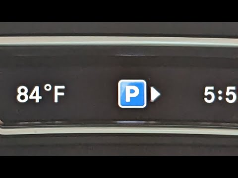Mercedes-Benz Blue P Parking Light Arrow on Dash Cluster Aid Explained