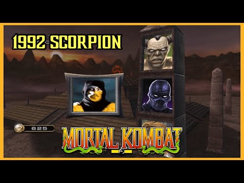 1992 SCORPION “Max Difficulty” Kreate-A-Fighter - Mortal Kombat Armageddon HookMod