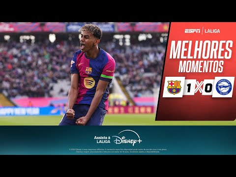 Gols e lances de Barcelona x Alavés
