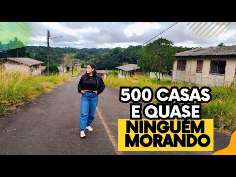 Encontramos uma CIDADE FANTASMA com 500 CASAS e NINGUÉM MORANDO