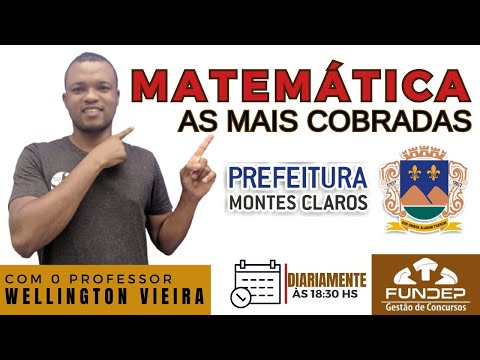 VAI CAIR NA SUA PROVA! | MATEMÁTICA - BANCA FUNDEP - Prof. Wellington Vieira