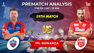 Delhi Capitals vs Punjab Kings 59th Match Prediction, IPL 2023 DC vs PBKS Playing 11, Fantasy Team